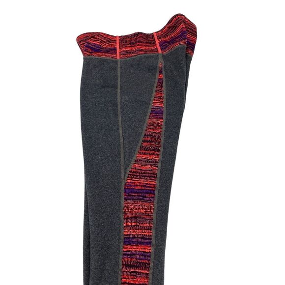 Athleta Activewear Leggings Womens Small Gray Nylon Elastic Waist Logo Pull On - Picture 11 of 16